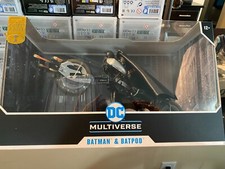 McFarlane DC GOLD LABEL BATMAN & BATPOD Deluxe Figure Vehicle Set MIB