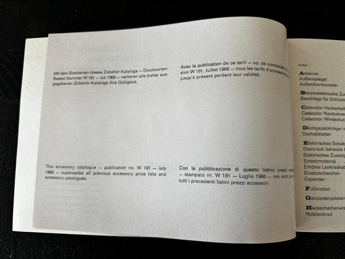1966 1967 Porsche Accessories Catalog 911 T E S 912 Zubehör Brochure Original - Bild 4 von 14