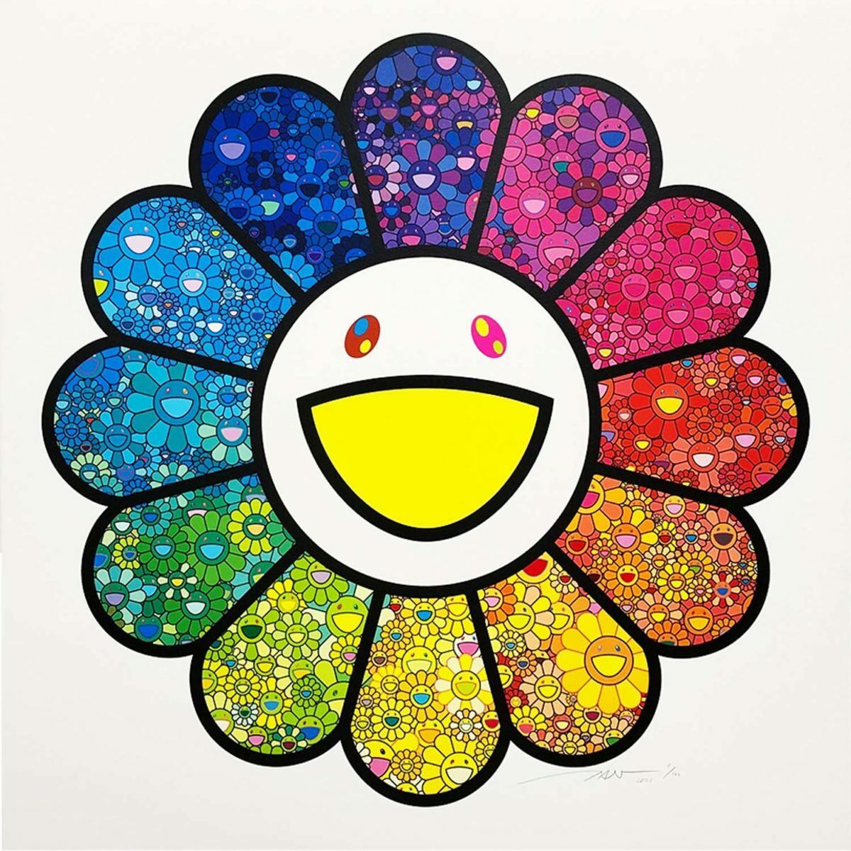 Takashi Murakami Cherry Blossoms in Bloom Kaikai Kiki Print