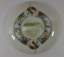 Fraunfelter Royal Rochester Golden Pheasant Baking Dish, Hand Painted Lid 8" USA