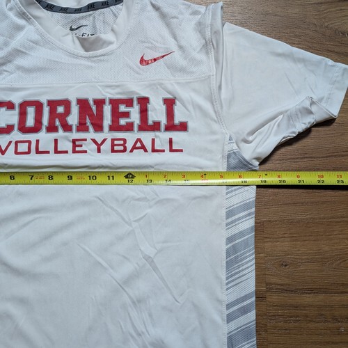 Nike Dri Fit Tee Shirt Small Cornell Big Red Volleyball Active Training - Picture 6 of 9