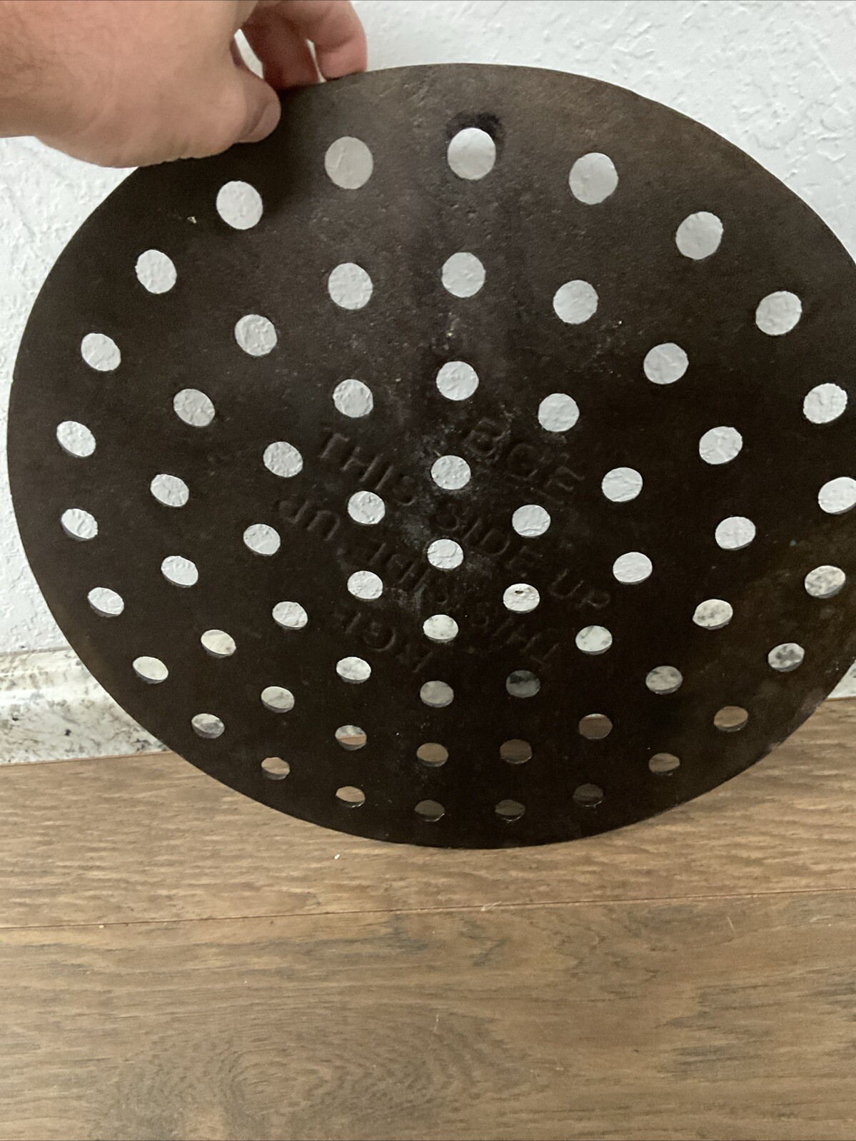 Round Cast Iron Fire Grate 17" for Big Green Egg XL er 22" Charcoal