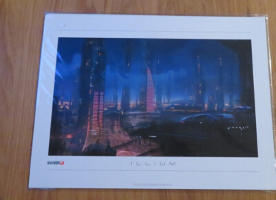 Mass Effect: Illium Lithographie (ca. 40,5 x 30,5 cm groß)