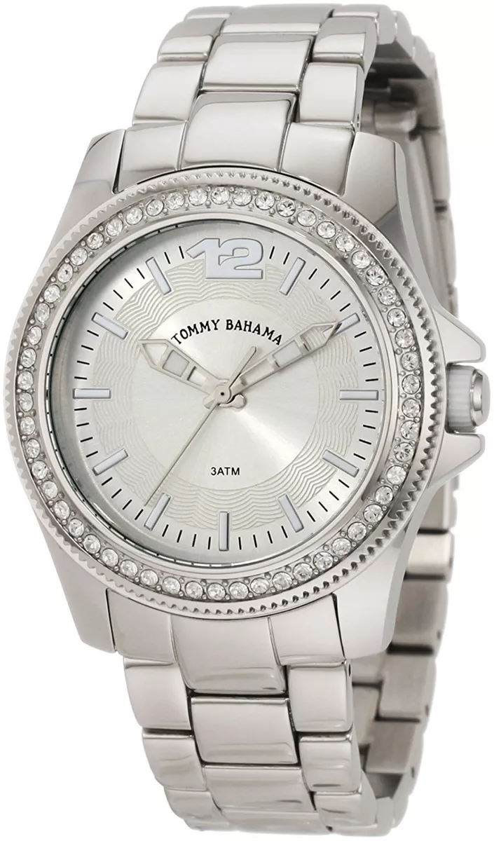 Tommy Bahama Relax RLX4006 Riveria Silver Dial Stainless Steel Women s Watch