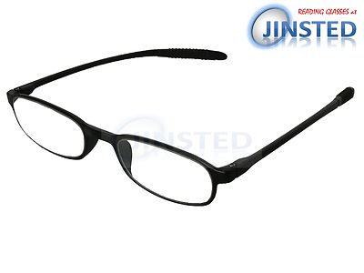 Schwarze Unisex leichte Lesebrille Specs Brille Lesebrille Weitsichtig RG036