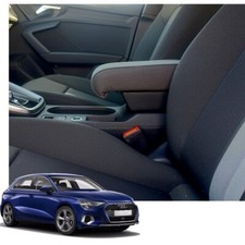 Bracciolo regolabile Audi A3 8Y (2020 ) tessuto grigio apoggiabraccio made Italy