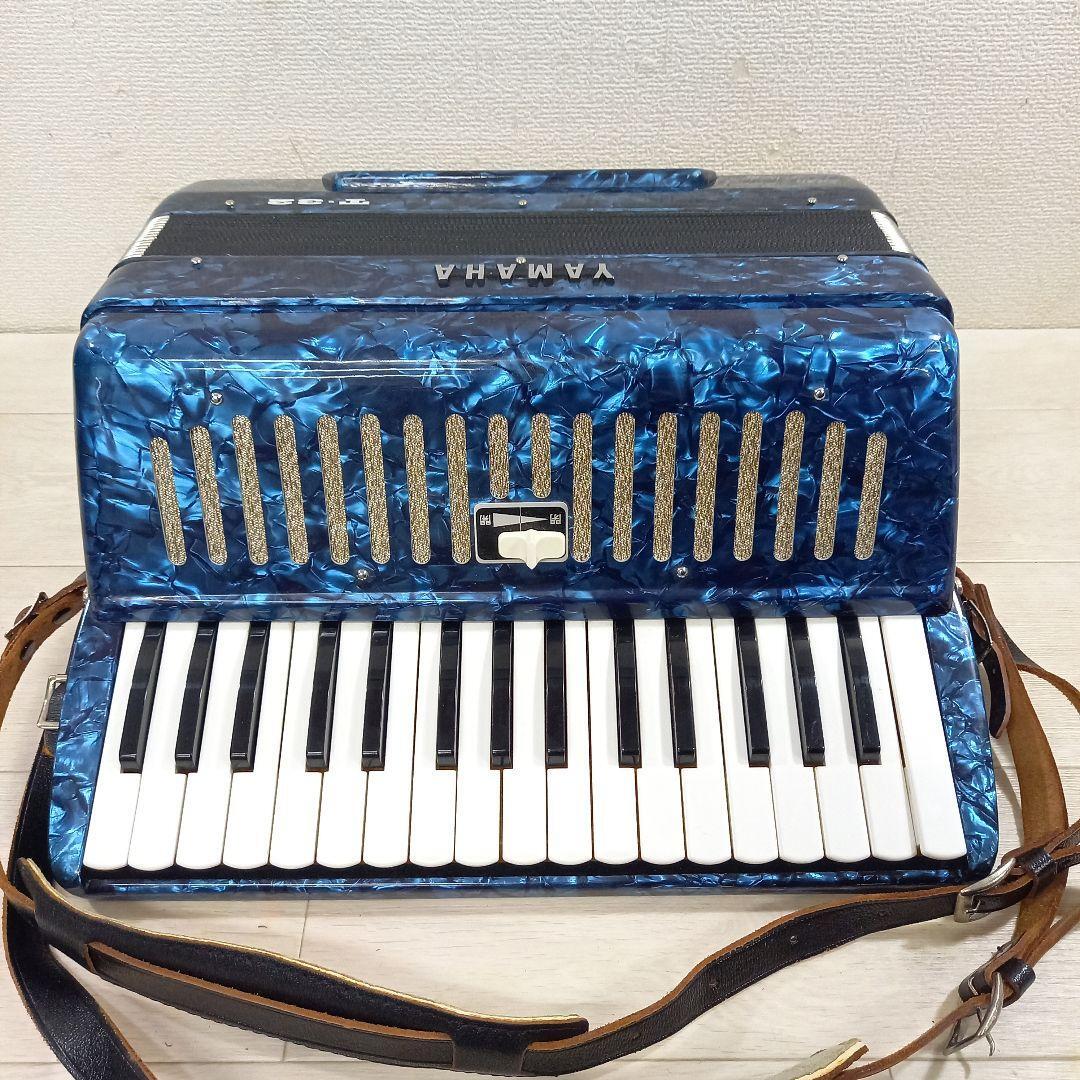YAMAHAアコーディオンT・32 YAMAHA Accordion T-32B Tenor Blue 32 Keys Operation