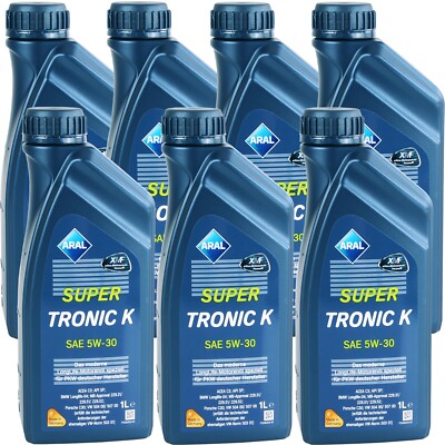 7L 5W-30 ARAL SUPER TRONIC K LONGLIFE 5W30 für MB 229.52 VW 5047.00 BMW LL 04
