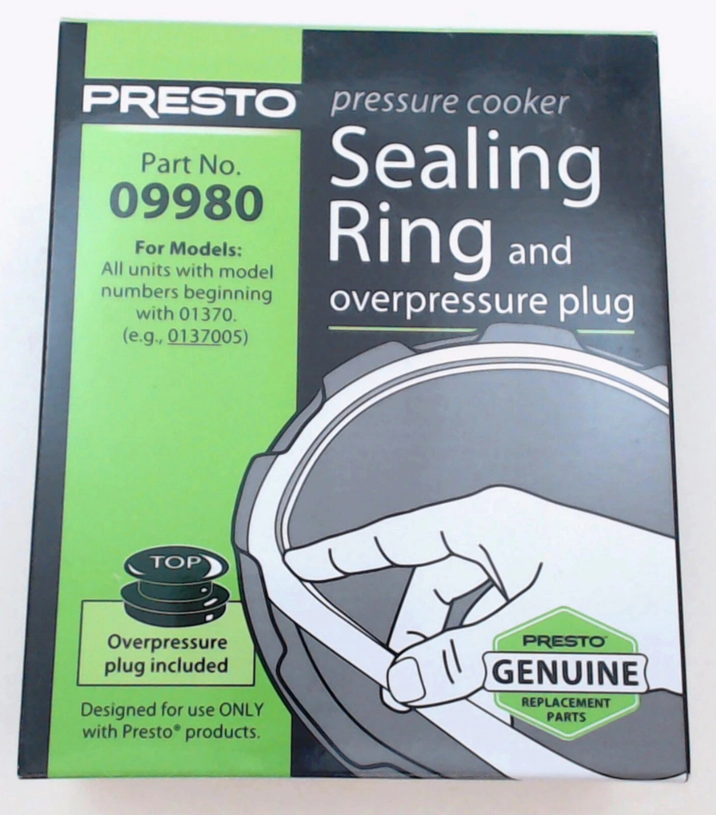 09980 - Sealing Rings for Presto Pressure Cooker