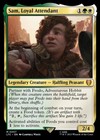 MTG Sam, Loyal Attendant FOIL Lord of the Rings Commander Combined Shipping