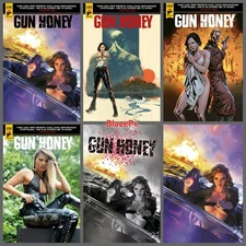 Gun Honey #4 Cover A B C D E F Variant Set Option FOC Titan Comics NM