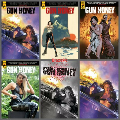 Gun Honey #4 Cover A B C D E F Variant Set Option FOC Titan Comics NM