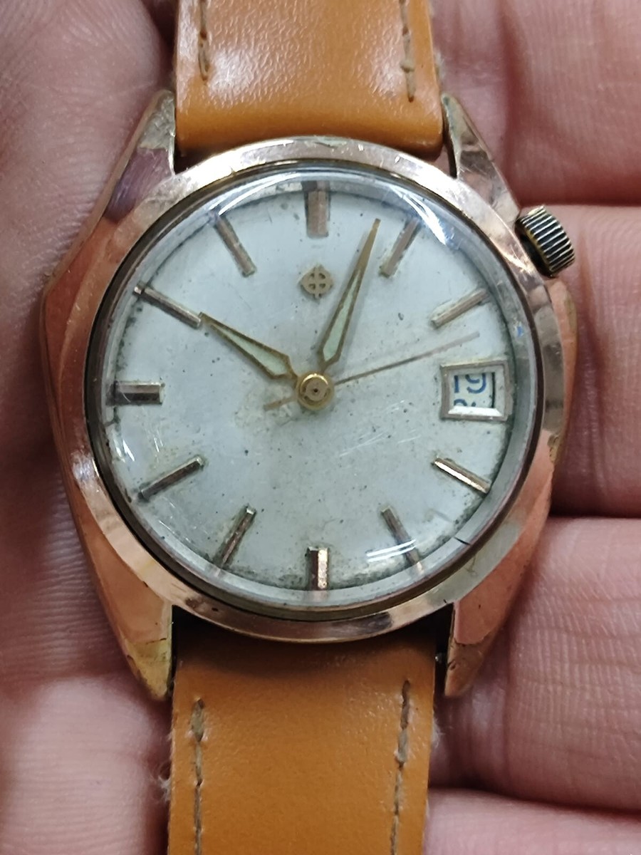 Vintage Zodiac olympos Automatic Cal 70-72 Gold 35mm Swiss Working