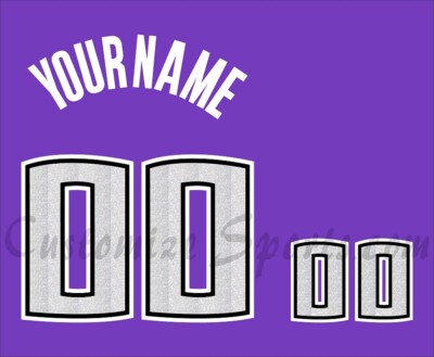 Basketball Sacramento Kings Customized Number Kit For 2014-2016 Away Uniform