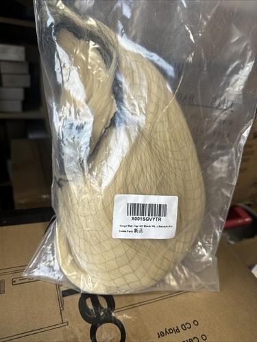 (VYTR)Anogol Hair Cap+Ombre Blonde Wig Women Blonde Bob Wig with Bangs Synthetic - Picture 5 of 5