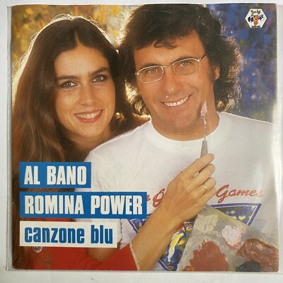 AL BANO E ROMINA POWER - CANZONE BLU - 1984 ITALIAN 7'' SINGLE PS, VOCAL