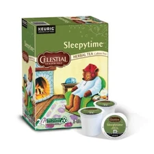 Celestial Seasonings SLEEPYTIME Caffeine-Free Herbal Tea Keurig K-Cup Pods 24 Ct