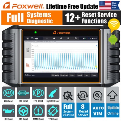 Full System Scan Car Scanner OBD2 Diagnostic Tool ABS Bleeding DPF Regen Tool 