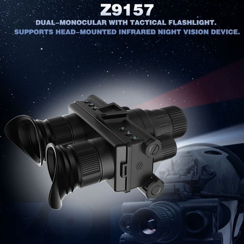 Digital IR Night Vision Goggles Binocular 4K 8x Zoom Mounted for Tactical Helmet - Picture 8 of 20