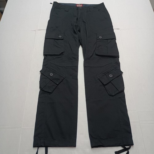Matchstick Cargo Pants Men’s 33x32 Black Cargo Tactical Utility Gothic Grunge