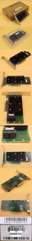 New Sealed BroadCom 9440-8i SAS/SATA/NVME TRI-MODE 12Gb/s RAID Controller Card - Image 2 of 2