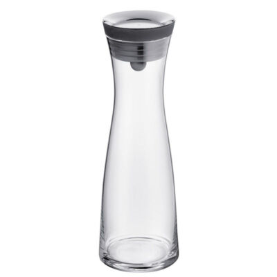 WMF Wasserkaraffe Basic 1l schwarz | Glas Karaffe NEU