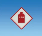 PROPANE BUTANE LPG GAS WARNING STICKER TUFFLEX CARAVAN MOTORHOME CAMPER SNAX T5