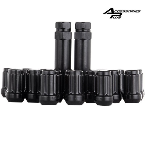 20 Pc SUBARU BLACK SPLINE TUNER LUG NUTS WITH *(2 KEYS)* 12m x 1.25