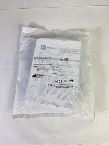 1 New Welch Allyn Blood Pressure CUFF Ref: REUSE-11L, Adult 1-TUBE - Picture 7 of 7