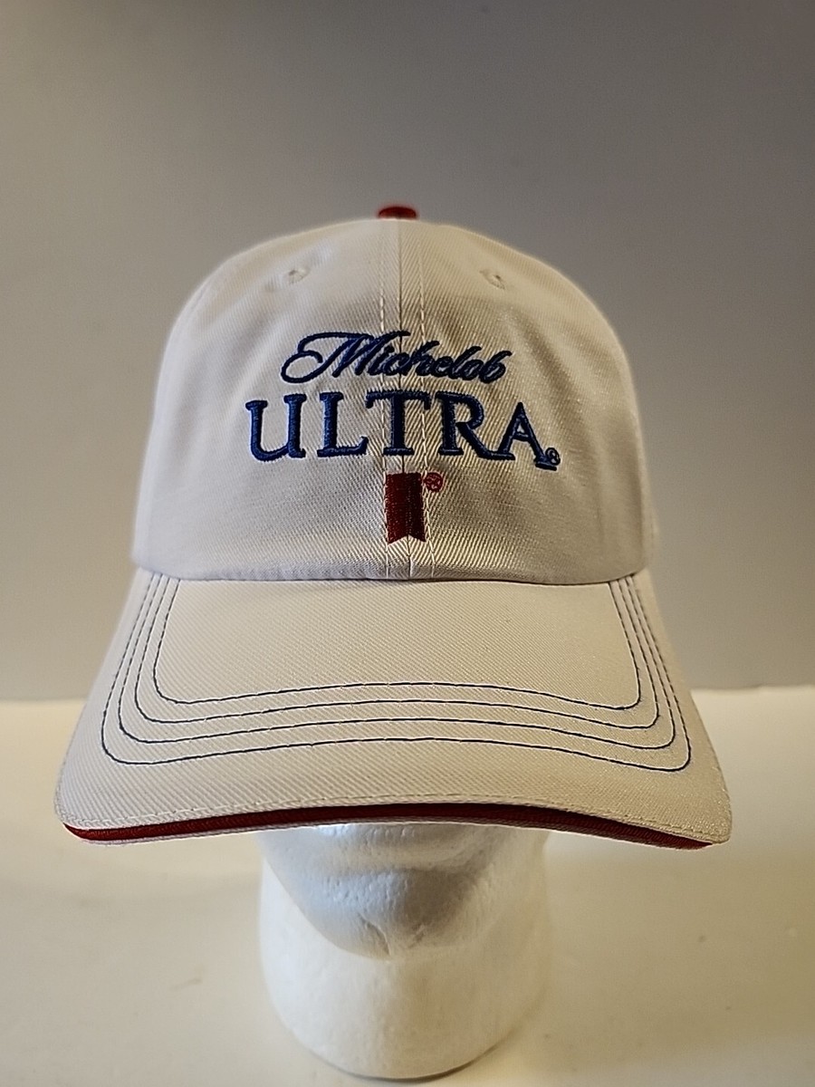 Michelob Ultra Beer Hat White Embroidery Logo Baseball Unisex