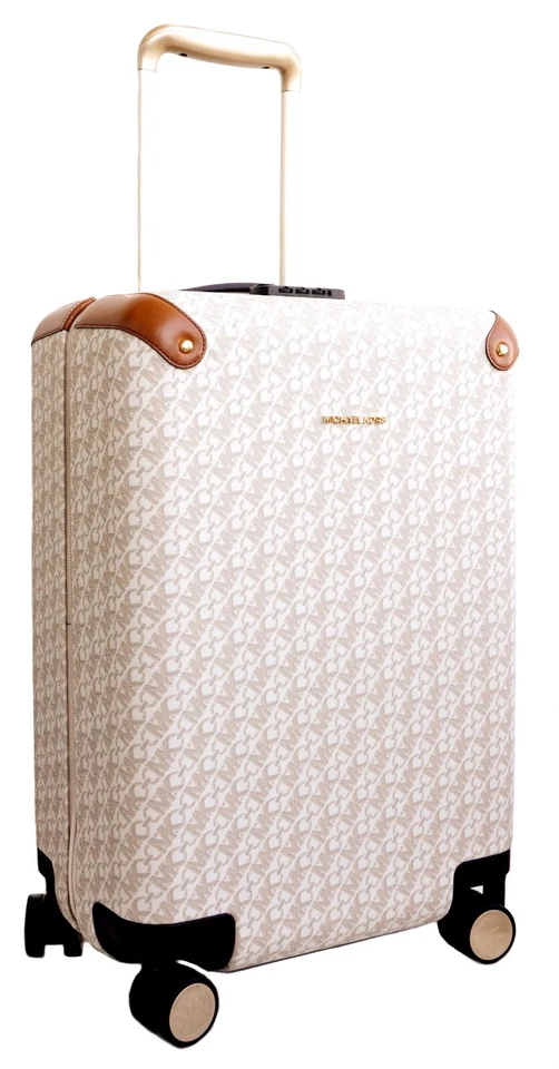 Michael Kors Tasche Reisekoffer Travel Empire SM Hardcase Trolley Vanilla 360° - Bild 2 von 4