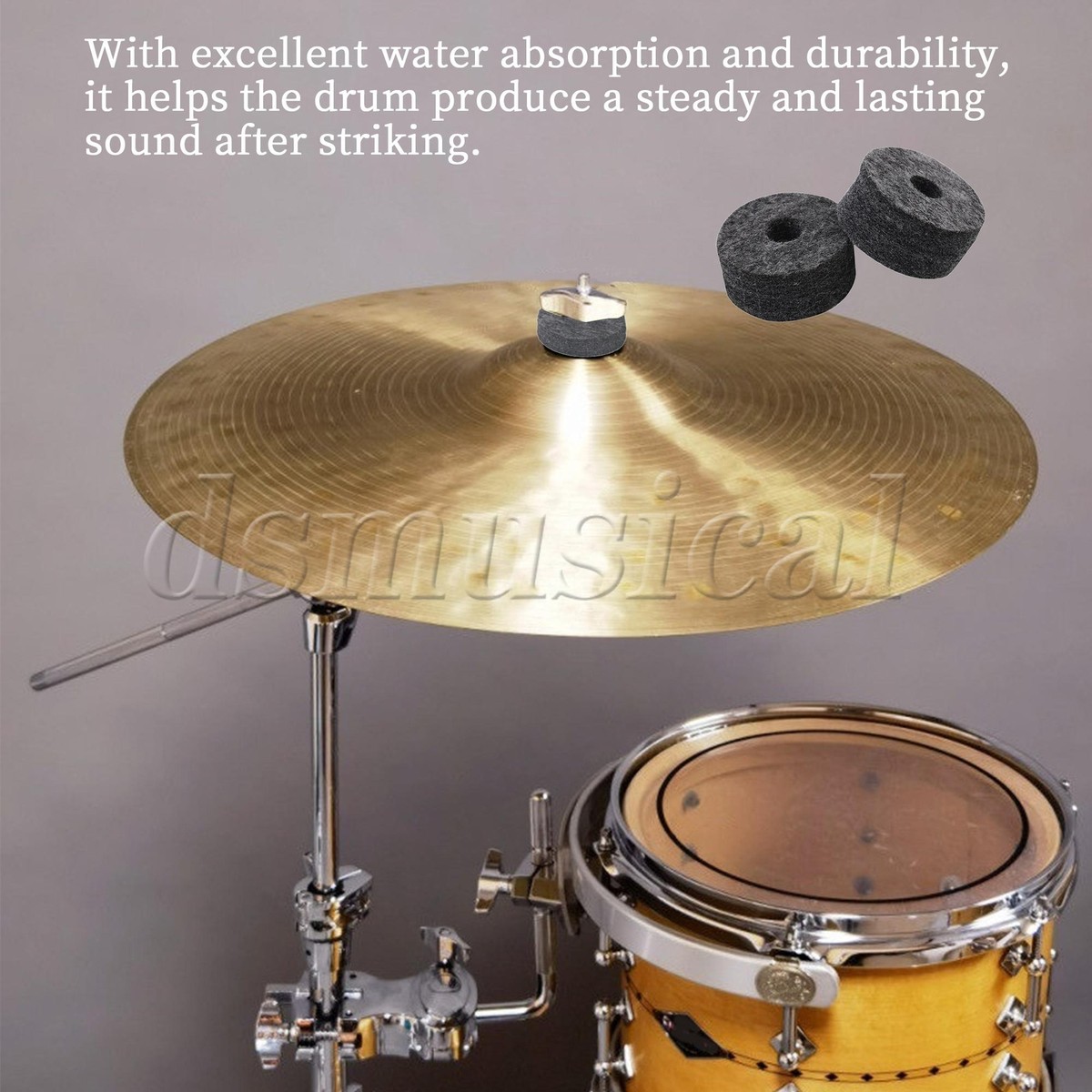 Music Tool Kit 1 Pai Metal Steel Wie Stands Dum Bushes, Wooden Handle Cajon Drum Accesorios