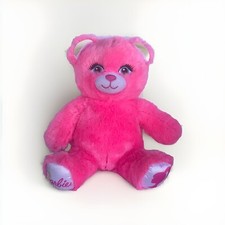 Build-A-Bear Limited Edition 2023 Barbie Movie Pink Plush Bear BAB-Barbie Logo