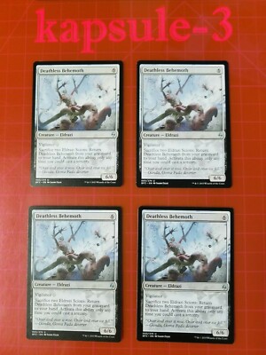 4x Deathless Behemoth | Battle for Zendikar | MTG Magic Cards