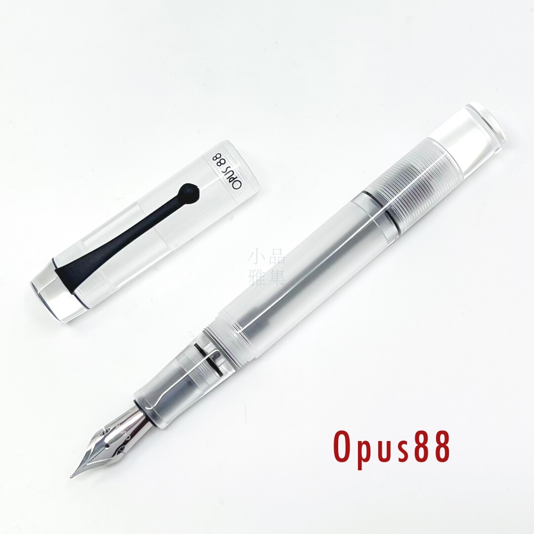 Opus 88 Koloro Edition Clear Demonstrator Flex nib Fountain Pen | eBay