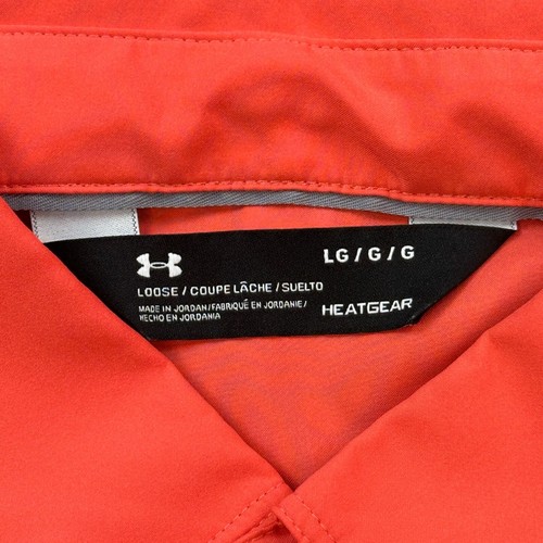 Under Armour Shirt Mens Large Blaze Tide Chaser Heat Gear Vented Fishing - Picture 4 of 9