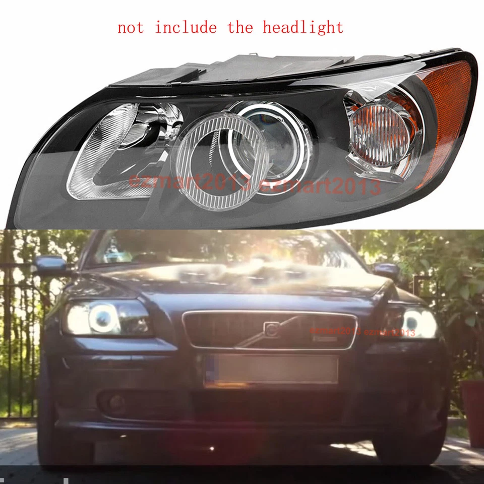 Anillos de halo CCFL para Volvo C70 C30 06-09 faro ojo de ángel lámpara DRL blanco frío Foto 3 de 4