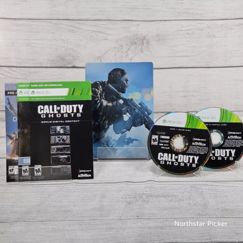 Call of Duty Ghosts [Hardened Edition](Xbox 360, 2013) Steelbook Complete Tested