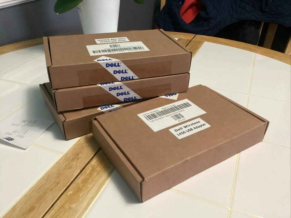 (4) DELL WIRELESS 1450 USB ADAPTER NEW SEALED - Image 3 of 4