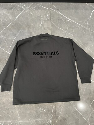 Feat Of God Essentials Mockneck Sweatshirt | eBay