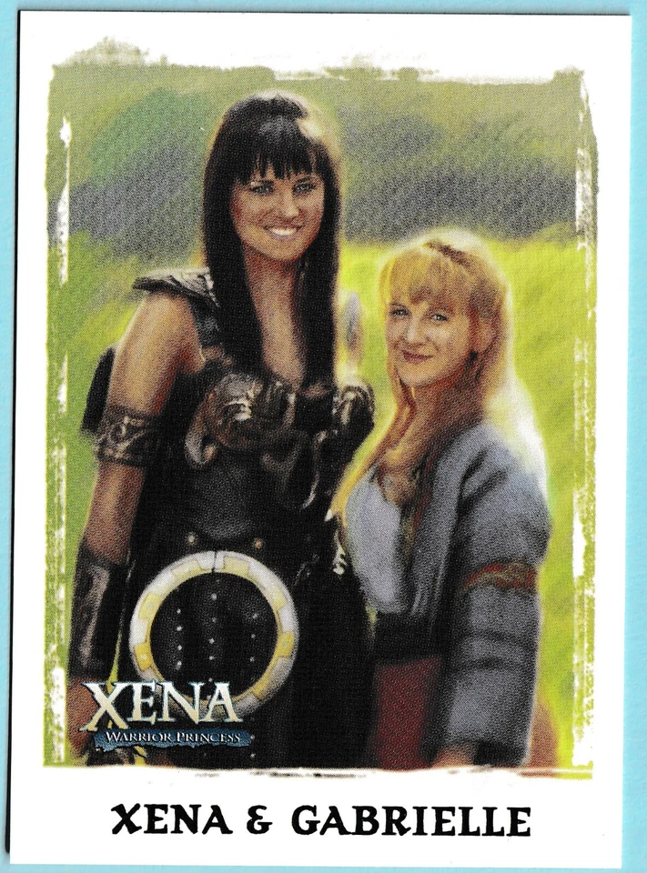 Xena: Art & Images Gold Foil Album Exclusive Promo Card #P3.  Rittenhouse - 2004 - Image 2 of 3