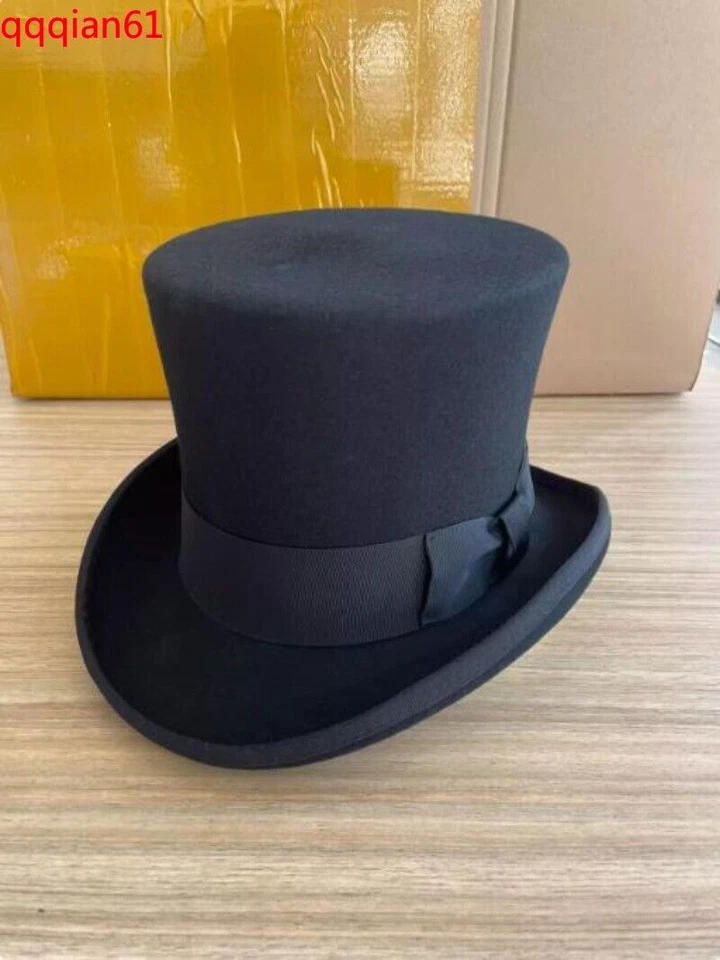 18 см винтажная шляпа Magic исполнитель крышка безумный шляпник высокая шляпа высоты подарок унисекс - Изображение 4 из 4