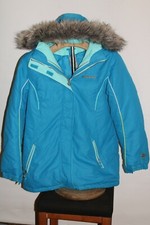 ZEROXPOSUR Girls XL X-Large 16 insulated Faux-Fur hooded Snowboard/snow Jacket