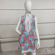 CABANA LIFE Sleeveless Tunic Dress Women's Size L Cote D`Azur