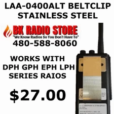 NEW LAA0400 Replacement Belt Clip for Bendix King EPH, GPH, DPH Radios