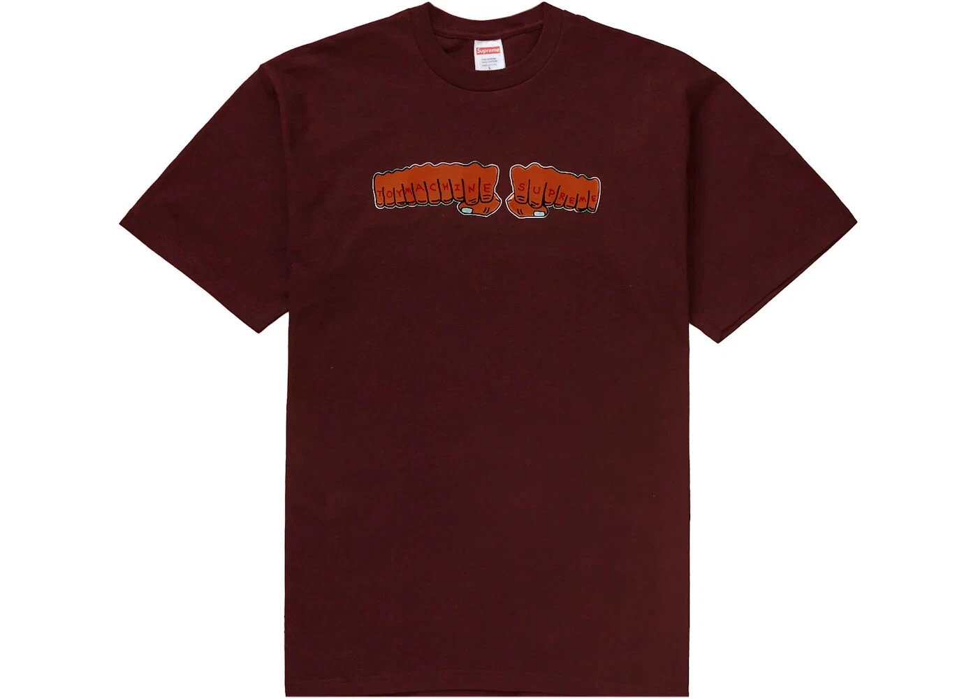 Tee shirt Supreme x Toy Machine Fist SS24 taille L Cardinal