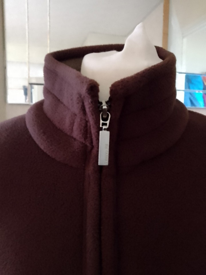 Bon Marche, Ladies chocolate Fleece Jacket zip up front eBay