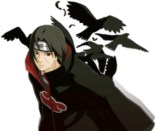 Itachi Crow Weatherproof Naruto Anime Sticker 6 Car Decal Ebay