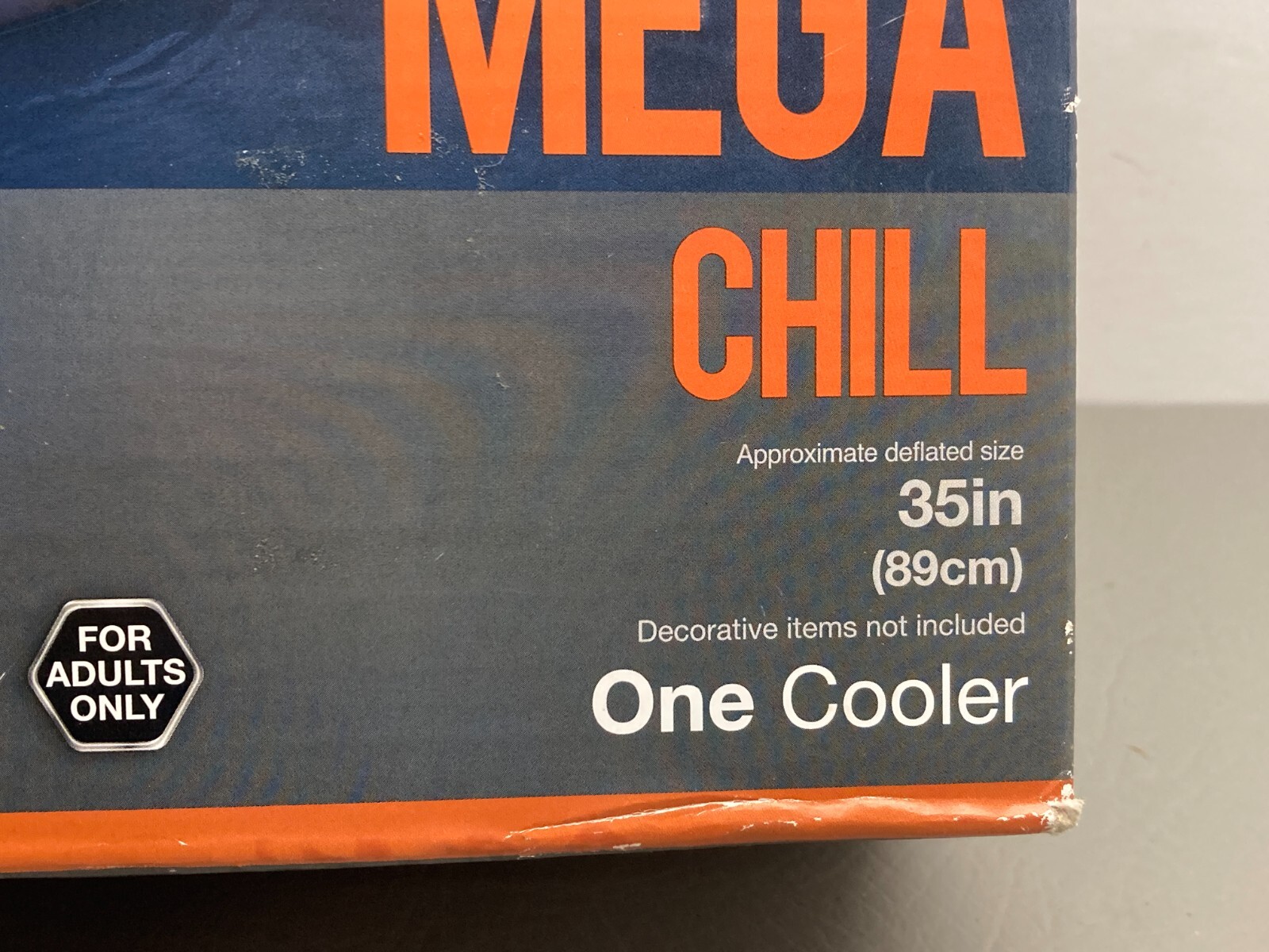 Intex Mega Chill Inflatable Floating Cooler 35” New