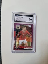 2022-23 Donruss Optic Soccer David Zima RC #22 Purple Mojo CGC 10 GS1206